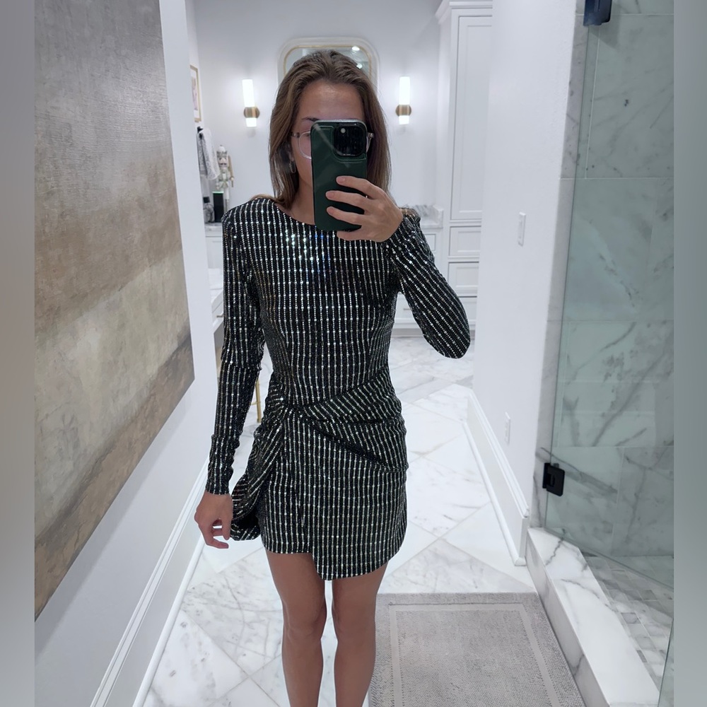 ASTR THE LABEL Sequin Dress
